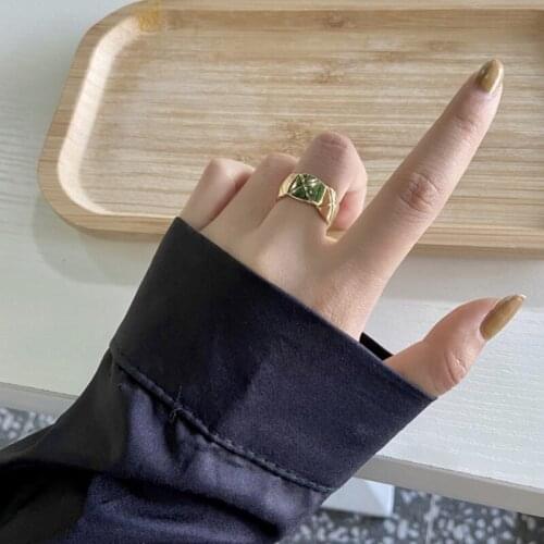 Tocona Bohemian Gold Silver Color Geometric Joint Ring for Women Men Alloy Metal Width Single Ring Party Jewelry Gift 17408