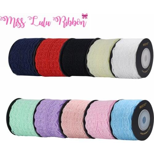 10 Meters Beautiful Lace Ribbon Lace Fabric DIY Embroidery Pure Lace Embroidery Decoration Lace Fabric Clothing Accessories