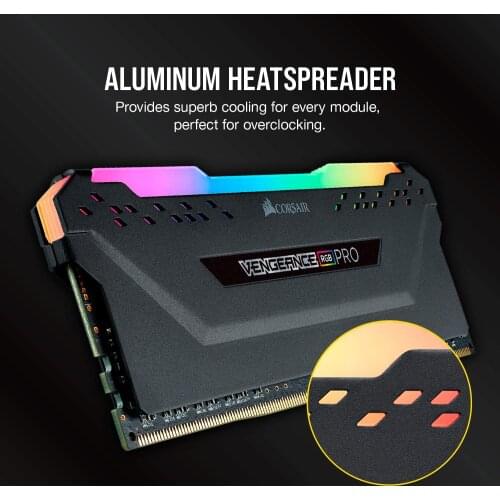 CORSAIR ddr4 ram 16GB(8GX2) 3600MHz RGB PRO DIMM Desktop Memory Support motherboard ddr4 3600rgb ram 16gb