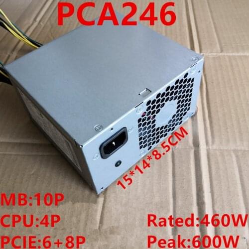 New PSU For Lenovo 10Pin Rated 460W Peak 600W Power Supply PCA246 FSP400-40AGPAA FSP250-30AGBAA HK280-21PP PCE027 PA-2181-1