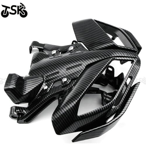 Shell Headlight Hhield Bracket Hood Motorcycle For YAMAHA FZ 09 FZ-09 2017 2018 2019 Carbon Fiber Printing