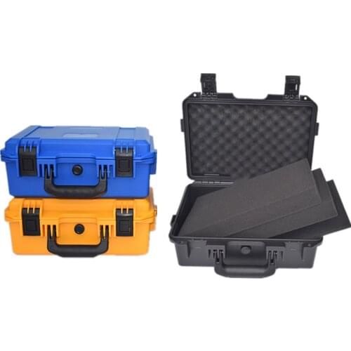 Portable Safety Tool Box Impact Resistant Sealed Waterproof Equipment Instrument Toolbox Moisture-proof Box w foam no Strap