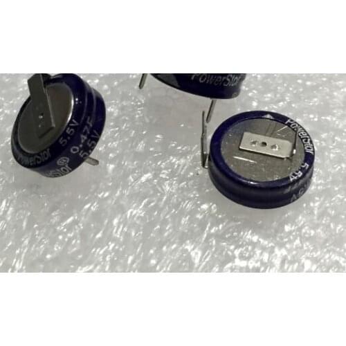POWERSTOR KR-5R5H474-R supercapacitor 5.5V0.47F Fala capacitor H type