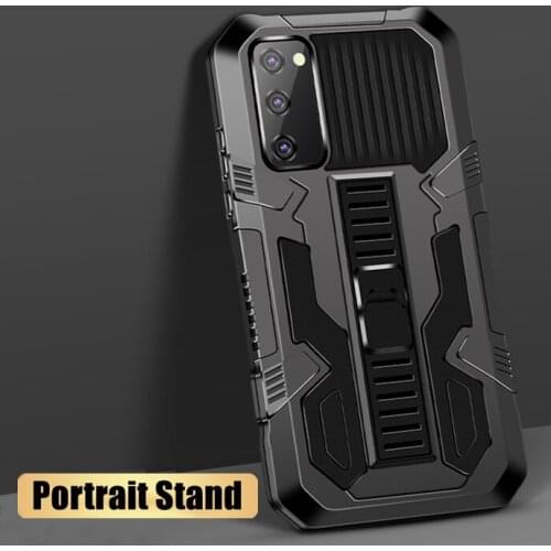 ShockProof Coque For Samsung Galaxy S21 S20 FE Ultra Plus KickStand Armor Cover Shell Case For Samsung Note 20 Ultra 10 Plus