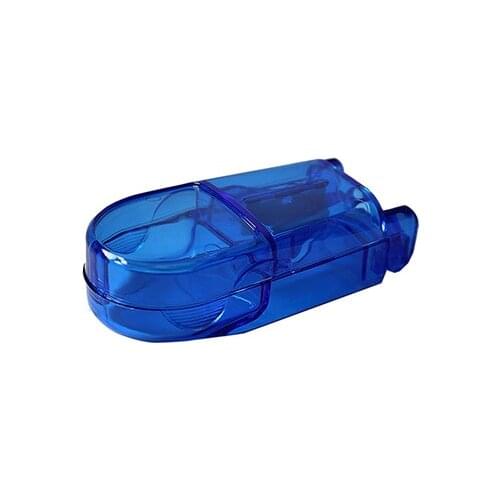 Compartment Pill Splitter Case Caplets Medicine Storage Box Cutter Tablet Dose Divide