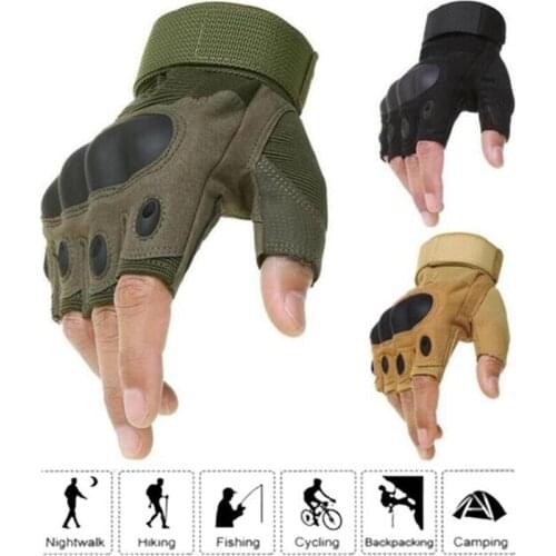 Cycling gloves non-slip wear-resistant fighting climbing outdoor sunscreen fitness half-finger gloves