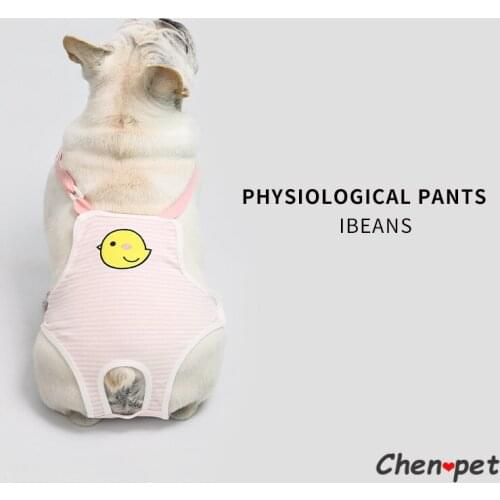 Pet Sanitary Striped Female Dog Pant Diaper WashableCute Shorts Girl Dogs Physiological Pants Washable Panties for Small Medium