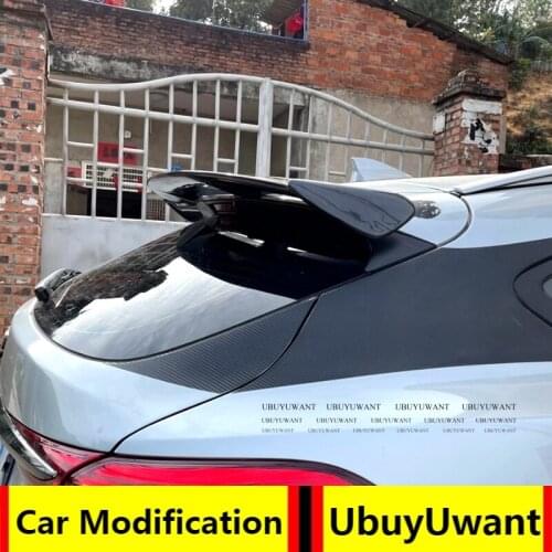 UBUYUWANT For CX-4 2015 2016 2017 2018 2019 2020 Car Tail Wing Decoration Carbon Fiber/FRP Rear Trunk Spoiler Car Styling