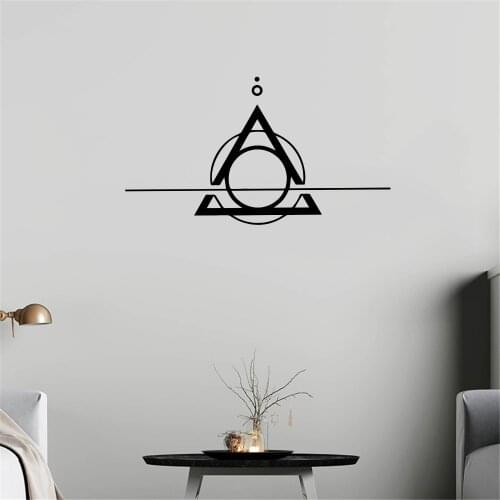 Geometry Wall Sticker Removable For Kids Rooms Decoration Wall Decal Waterproof Vinyl Decals Art Mural ov749