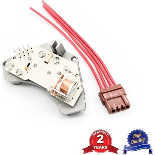 Blower Motor Heater Resistor and Wiring Harness Cable for Citroen Saxo Xsara Xantia Berlingo ZX AX 6441.78 white PCB