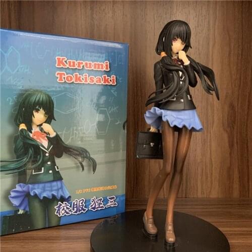 20cm Anime Date A Live Nightmare Tokisaki Kurumi Uniforms Bag Ver. Nightmare Nekomusume Sexy KADOKAWA Figure Figure Gift