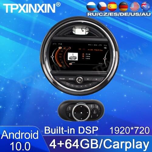 64G For BMW Mini Cooper 2015 - 2019 Android 10 Car Stereo Radio Tape Recorder video Multimedia Player GPS Navigation HD Screen