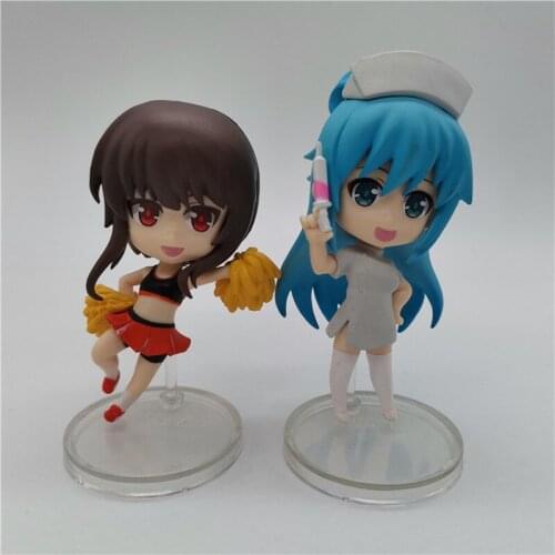Animation Gods Blessing on This Wonderful World Action Figures Aqua Megumin Version Q Ornaments PVC Model Toy