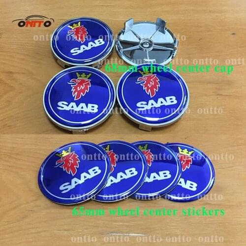 For 9-3 9-5 93 95 BJ SCS Car Accessories 20pcs/set 68mm Car Wheel Center Cover Hub Cap Badge Emblem Stickers Dust-proof