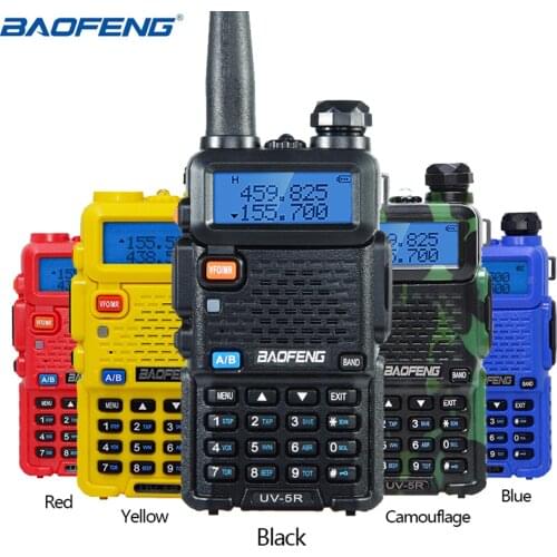 Baofeng UV-5R Walkie Talkie Professional CB Radio Station Transceiver 5W VHF UHF Portable UV5R Hunting Ham Two Way Radio