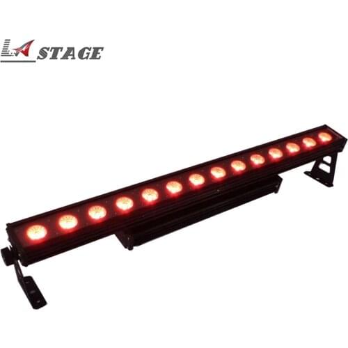 Free Shipping 14x30w RGB DMX Double Layer Led Bar Led Wall Washer Waterproof IP65 Projector LED Wallwasher Landscape