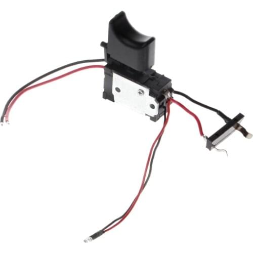 OOTDTY Electric Drill Dustproof Speed Control Push Button Trigger Switch DC 7.2-24V