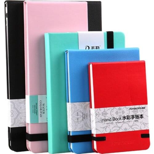 Free Shipping 300gsm 24 Sheets Watercolor Pad Sketch Stationery Notebook For Drawing Marker Sketch Supplies ly7 21 wholesales