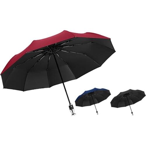 Creative Umbrella Windproof Travel Umbrella Light Automatic Wind Resistant Folding Umbrella for Men and Women