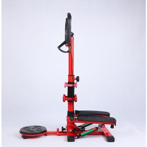 Multifunctional Armrest Waist Twisting Hydraulic Stepper Weight-loss Fitness Equipment With Dumbbell Twisting Disc
