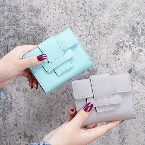 Fashion Tri-fold Women Wallet Pu Leather Purse Female Small Wallet Pouch Handbag For Women Coin Purse Ladies Card Holders