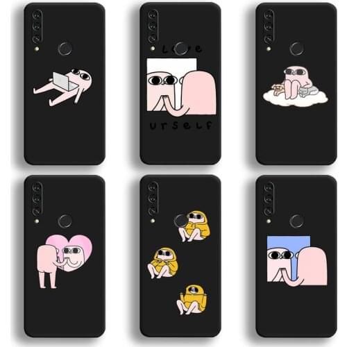 Cartoon Funny big eyes ketnipz Phone Cases For Huawei Y6P Y8S Y8P Y5II Y5 Y6 2019 P Smart Prime Pro