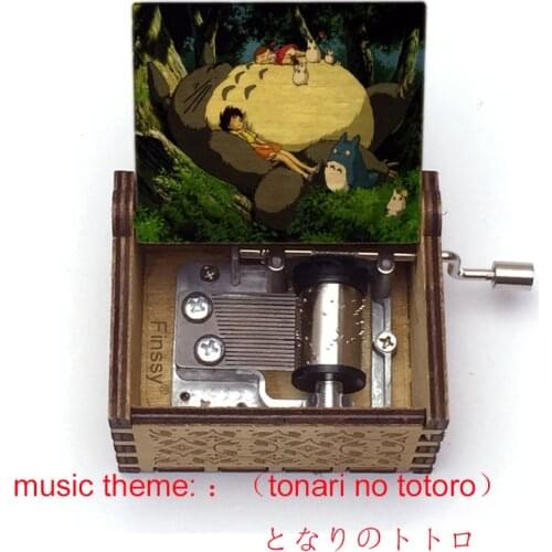 Music Box Totoro Print Music Theme Tonari No Totoro Hand- Musical Box Childrens Girl Gift Birthday Gift Large Stock