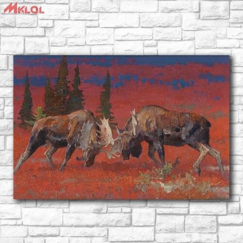 Wall Art Wall Decor Wall Painting The Encounter oil Painting Print Nice Painting wall picture for living room No Frame