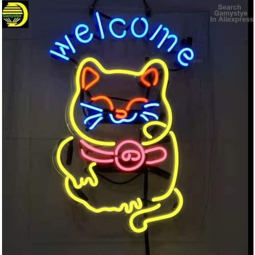 Neon Sign Flamingo Las Vegas Lamps Neon Light Wall Sign Welcome Cat Neon Lamp Neon Light Board Cocktails Margaritaville Lights