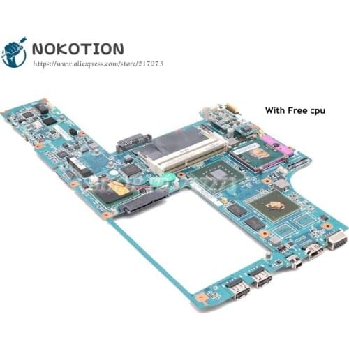 NOKOTION For Sony VPC CW Series LaptopMotherboard PM45 DDR3 G210M Free cpu A1749960B A1749959B MBX-214 MAIN BOARD