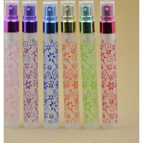 Wholesale 10Ml (102 Tablets Per Pack) Portable Transparent Glass Refillable Perfume Spray Bottle Travel Empty Cosmetic Container