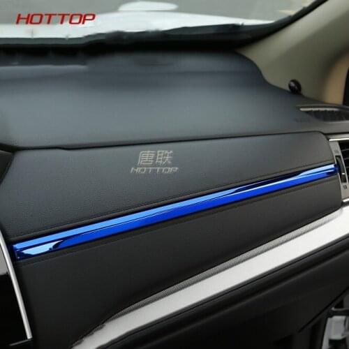 Fit For HONDA CRV C-RV 2017 2018 central control the trim strip decoration Interior decoration Auto Accessories