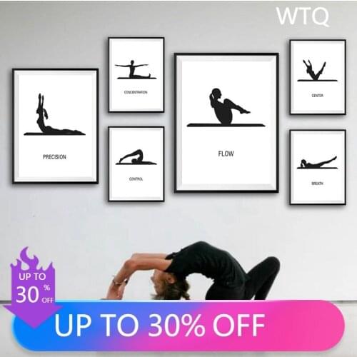 Home Posters And Printed Gifts Yoga Room Decor Decoration Modern Minimalism Inspired Wall Art Canvas Painting Pictures