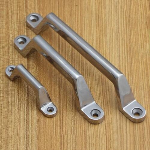 Solid Stainless Steel Bow Door Handle Industrial Cabinet Heavy Equipment Knob Chassis Pull Toolbox Case Hardware