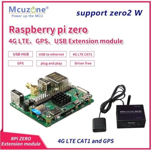 Raspberry pi zero 4G LTE、GPS、USB Extension board USB hub/USB to Ethernet,GPS/CAT1,Driver free/plug and play,case openwrt