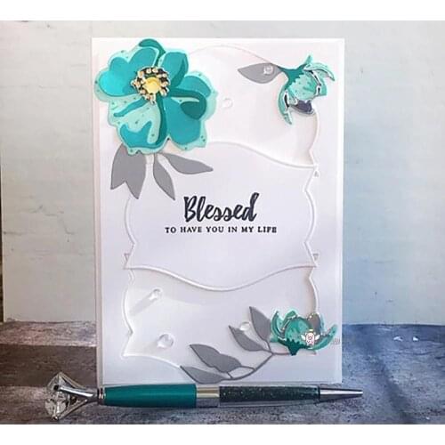 Mmao Crafts Metal Steel Cutting Dies New 5Pcs Irregular frame Stencil For DIY Scrapbooking Paper/photo Cards Embossing Dies