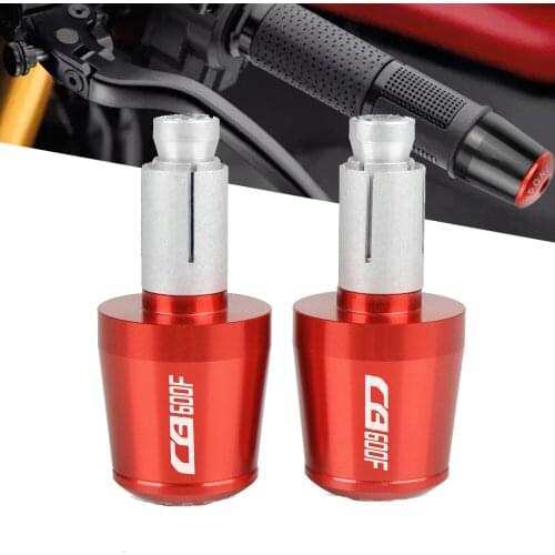 Motorcycle Handlebar Gear Balanced Plug Slider Handle Bar End Grips Cap For Honda CB600F CB 600 F CB 600F 1989 1990 1991-2006