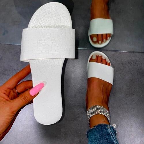 Womens Flip Flop Casual Beach Slippers Womens shoes FashionComfy Slip On Flats Sandals Solid House Shoes