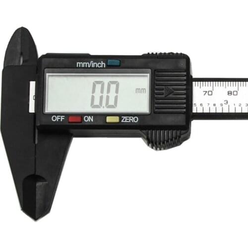150mm 6 inch LCD Digital Electronic Carbon Fiber Vernier Caliper Gauge Micrometer Measuring Tool Caliper Ruler Digital Calipers