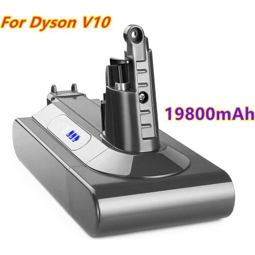 100%New Replacement 25.2V 19800mAh Lithium Replacement Battery For Dyson Vacuum Cleaner cyclone V10 Absolute SV12 V10 Fluffy V10