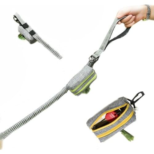 Pet Garbage Storage Bag Dog Accessories Easily Carry Durable Convenient Star-Shaped Outlet Bottom Velcro Can Be Buckled On Rope