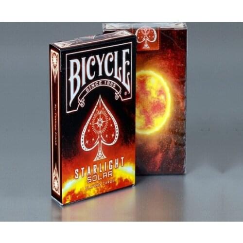 Bicycle Starlight Solar Playing Cards Sun Deck Collectible Poker Magic Card Games Close Up Stage Magic Tricks Props for Magician
