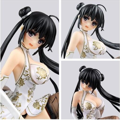 17CM Cheongsam Girl Jasmine Anime Figures PVC Japanese Action Figure Toys Sexy Collection Model Gifts