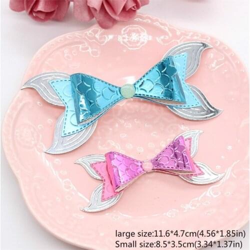 ZFPARTY Fishtail bow Metal Cutting Dies Stencils for Scrapbooking/photo album Decorative Embossing Paper Cards