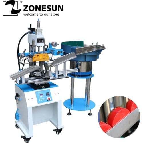 ZONESUN ZY-819R2 customized automatic stamping machine cap and book leather auto embossing machine