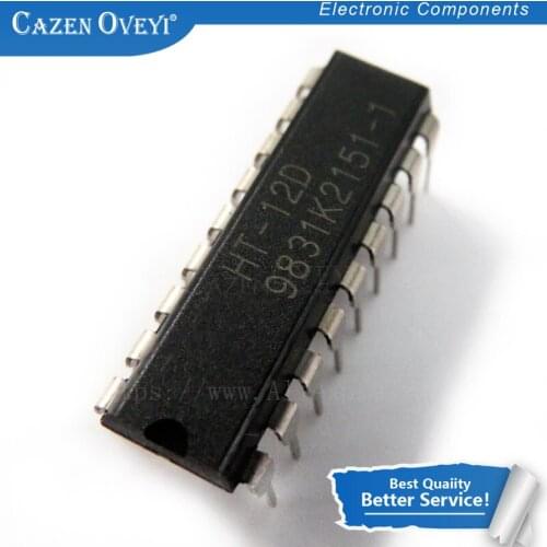 10pcs/lot 5PAIR HT12D and HT12E DIP20 . HT-12D+HT-12E In Stock