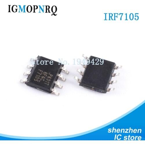 10pcs/lot IRF7105 SOP-8 new