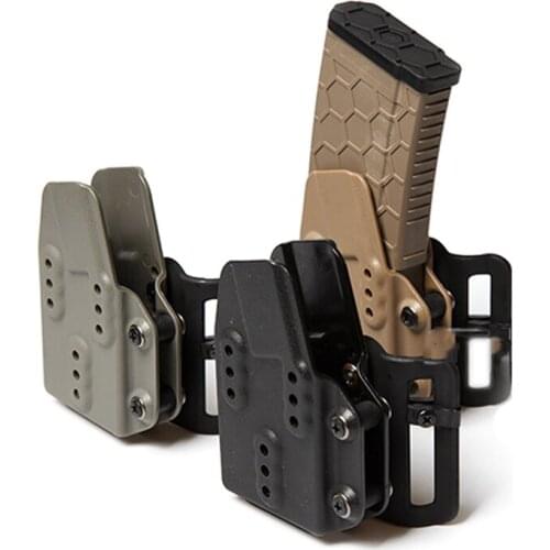 2019 New Tactical Airsoft Kydex AR 5.56 Magazine Pouch Carrier Nylon Black for Belt Support Hunting & Airsoft Free Shipping