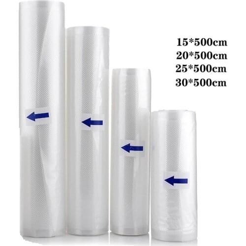 4rolls Different Size Vacuum Packer Roll for Vacuum Sealer Machine for Food Saving Food Packer Sealing Bag Wholesale Price