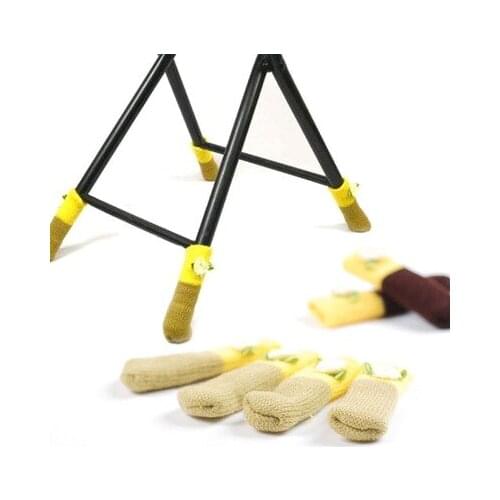 4pcs/lot Chair Leg Socks Home Fashion Protect Floor Knit Flower Leg Sleeve Table Chair Foot Cover Sock